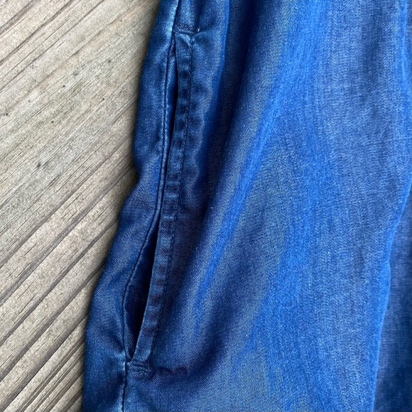 prAna Updrift Button Down Shirt 100% Tencel Denim - Picture 8 of 13